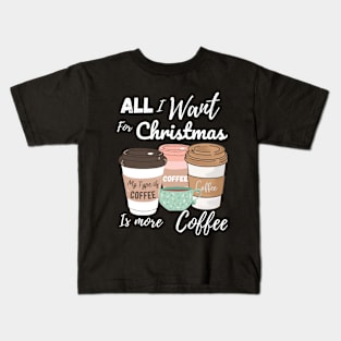 Christmas Coffee Kids T-Shirt